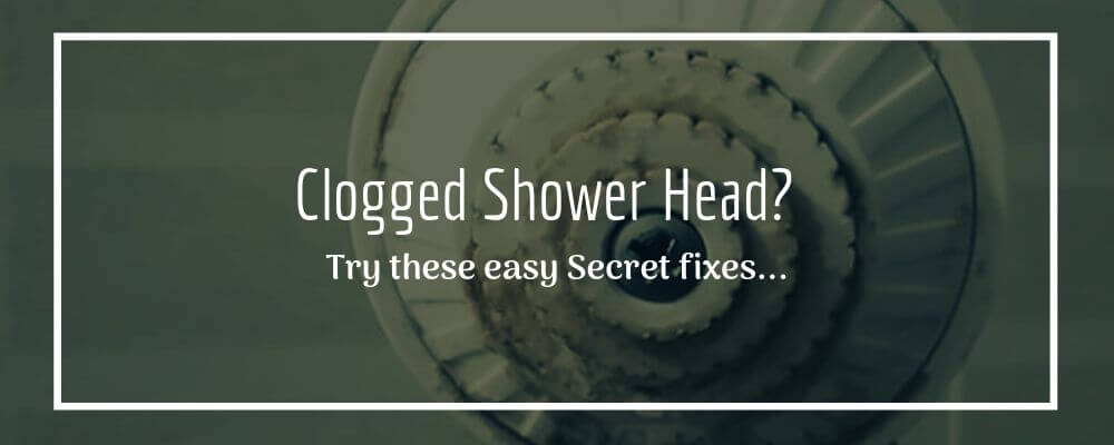 Clogged Shower Head